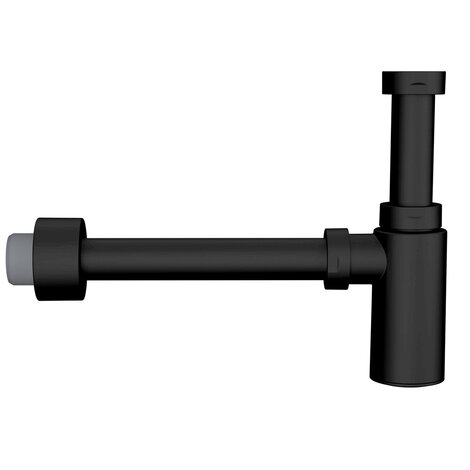 Black Matt - sifone design per lavabo Nero