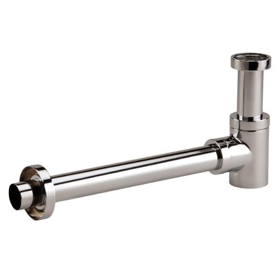 Sifone design per lavabo ottone cromato salvaspazio