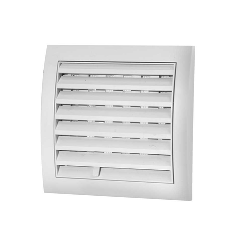 Square built-in vents