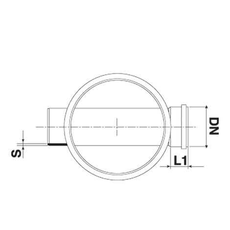 Access junction basis 400x160 1 outlet