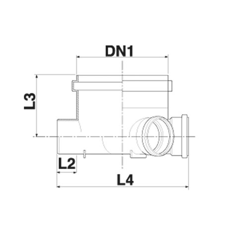 Access junction basis 400x160 3 outlet