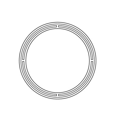 Concentric reducer M/F