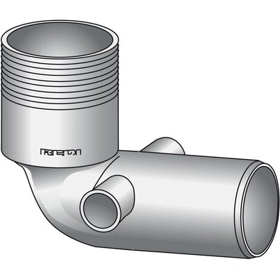 Long WC bend with 2 side-inlets