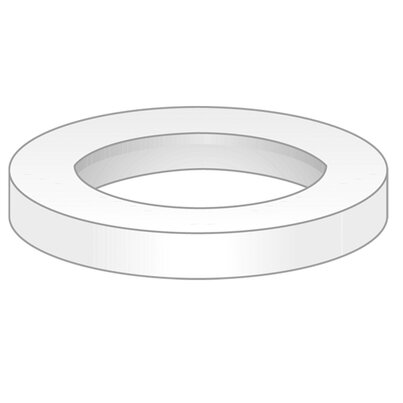 Gasket with fixed ring for WC bends and couplers