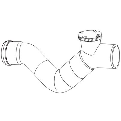 Sifone Firenze con 1 tappo (O-Ring)