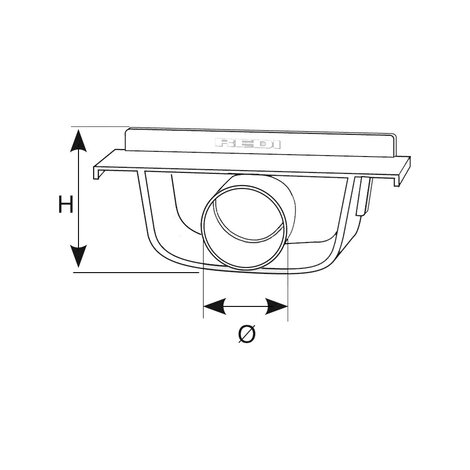 200 End cap-outlet LOW