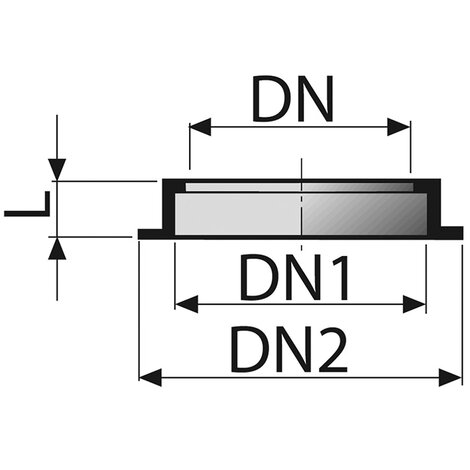 Locking ring for PVC membrane