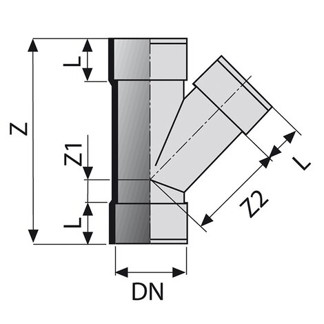Branch Triple Socket 45° F/F