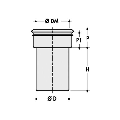 Manicotto dritto M/F