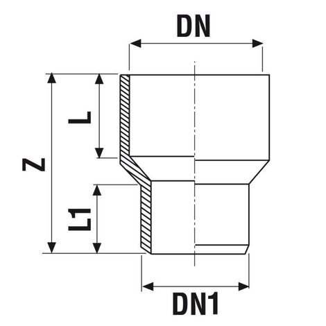 Technical coupling M/F