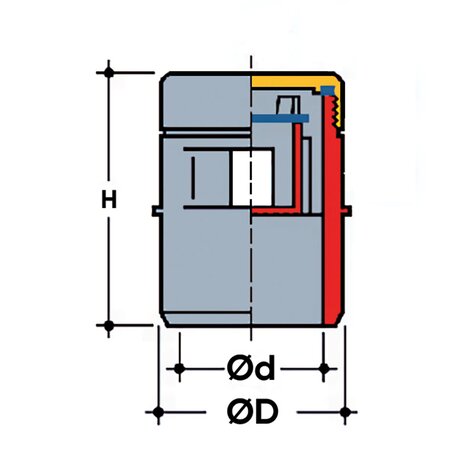 PVC Air-admittance valve (AAV)