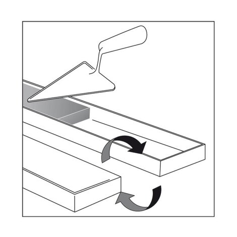 SOFT griglie inox per canale doccia a pavimento 50