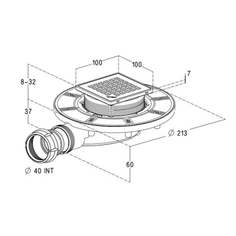 MAGNETECH chiusino con sifonatura magnetica