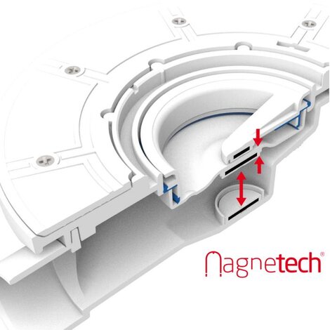 MAGNETECH chiusino con sifonatura magnetica