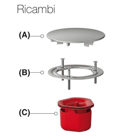 SUPER FLAT Piletta sifonata ad altezza ridotta