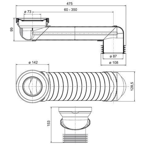 Manicotto WC per riparazioni