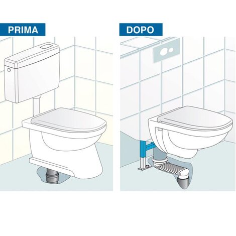 Manicotto WC per riparazioni