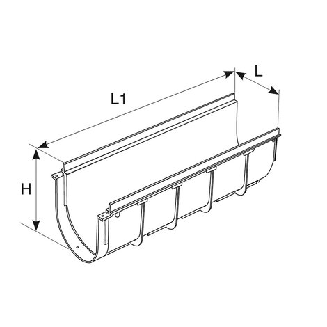 130 Canale PVC modulare ALTO