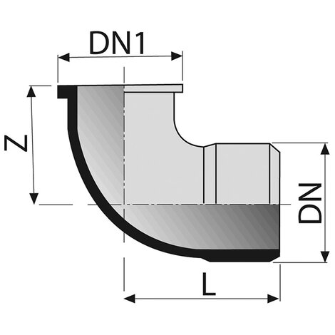 Bend with collar 87°30’