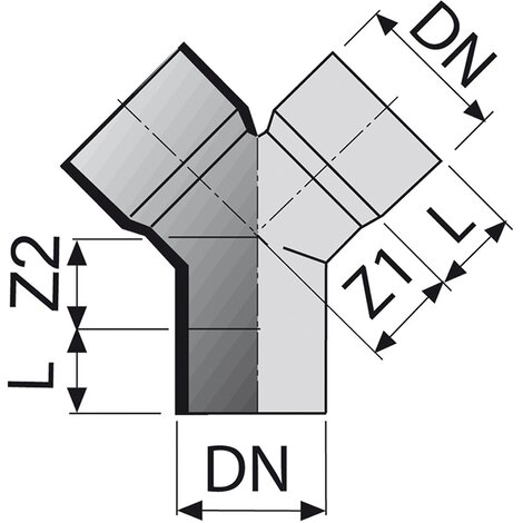 Bend Double 45° M/F