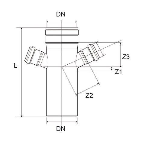 Reduced double branch