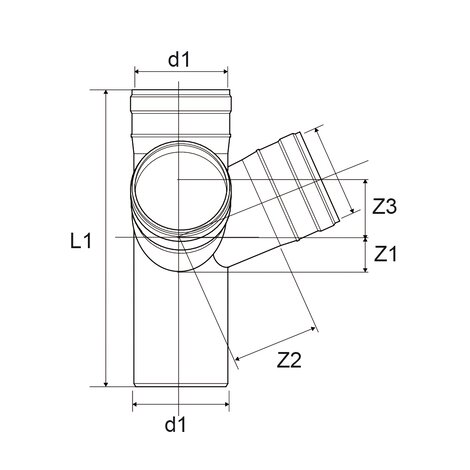 Double corner branch