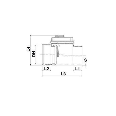 CLASSICA valvola antiriflusso O-Ring Ø200