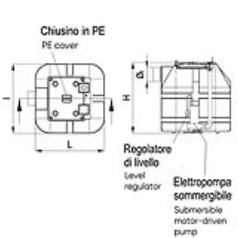 PRATICA ROTO type 250-500, lift station