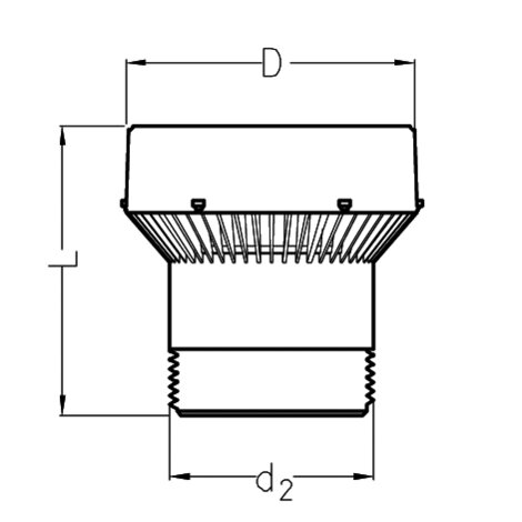 STUDOR Mini Vent con adattatore
