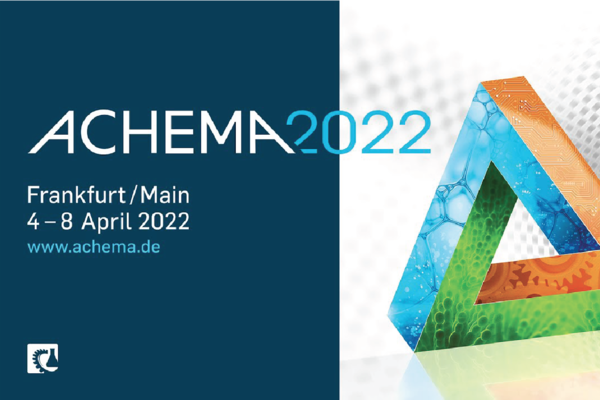 locandina invito Achema 2022 Francoforte