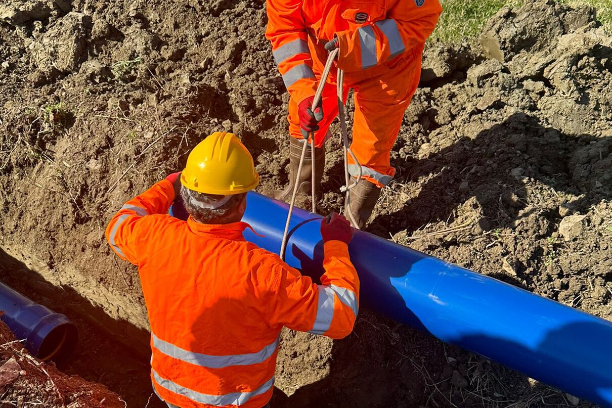 Sistema di Irrigazione Lareter per impianto di un nuovo uliveto in Toscana