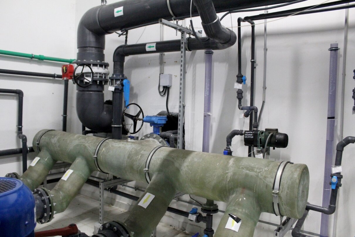 PVC-U pipes, fittings and valves from reconstruction to innovation at the public sports center Požarevac, Serbia