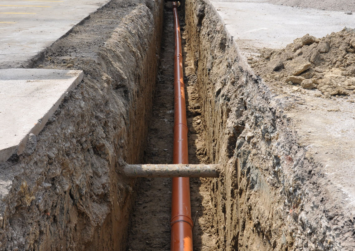 Intervento di rifacimento rete fognaria in stabilimento industriale