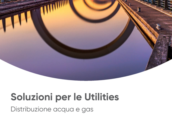 Soluzioni per le Utilities: distribuzione acqua e gas, convogliamento e trattamento acqua e reti fognarie