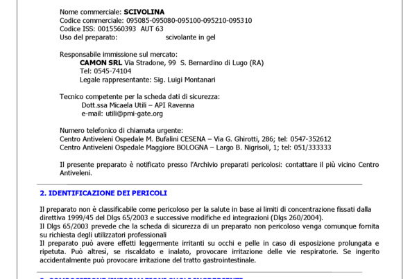 Safety : Lubricant