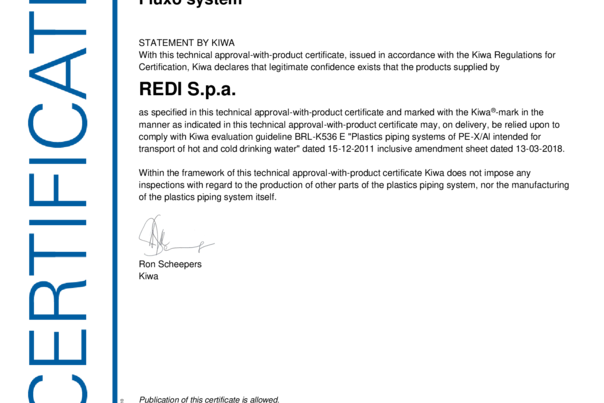 FLUXO - Kiwa - System K55985-7