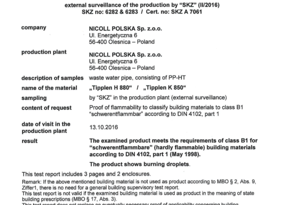 AMAX - HOCH - Tubi ULTRAMAX - DIN 4102 - autoestinguenza