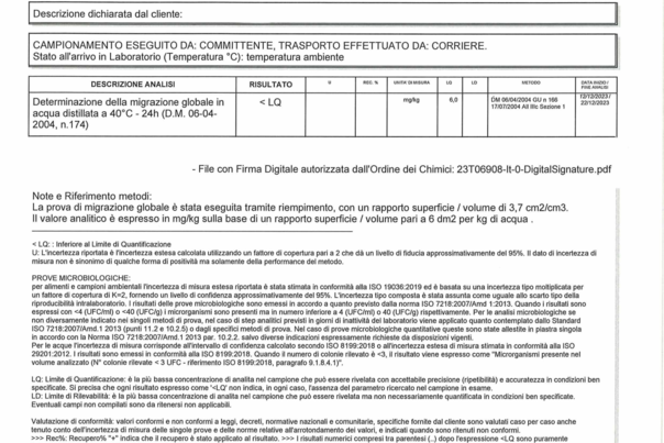 FLUXO - Neotron - Fluxo - Rapporto di prova  migrazione globale