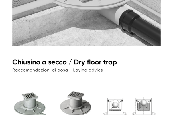 Dry floor trap