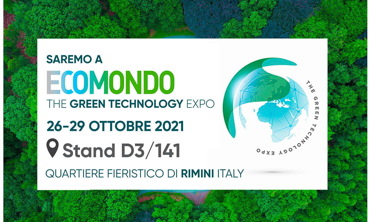 Fiera Ecomondo 2021 | Rimini 26-29 ottobre | Stand 141 Pad D3