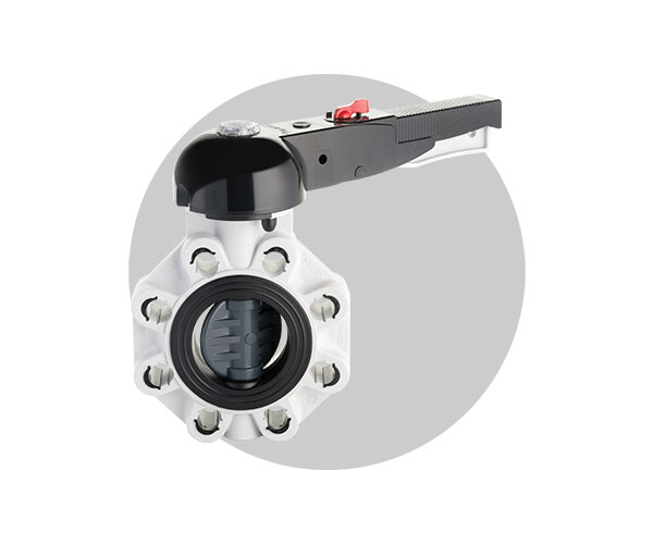 Valvola FK in PVC-U Immagine della valvola a farfalla FK in PVC-U