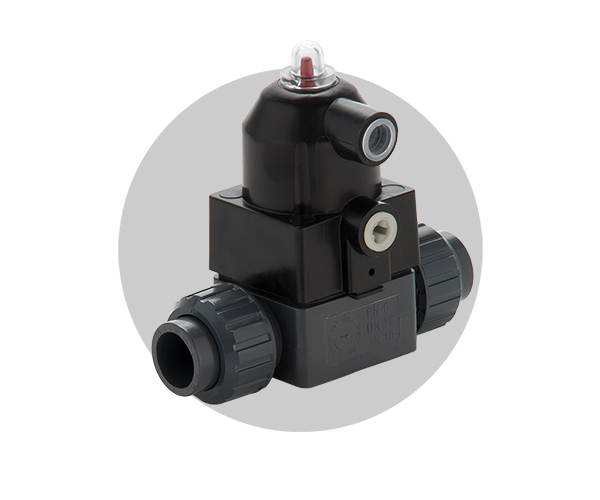 Immagine della valvola a membrana compatta CM/CP DN 12:15 in PVC-U